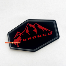 Badges de badges Fender de Bronco Mountains Edition Tailgate 3D
 7