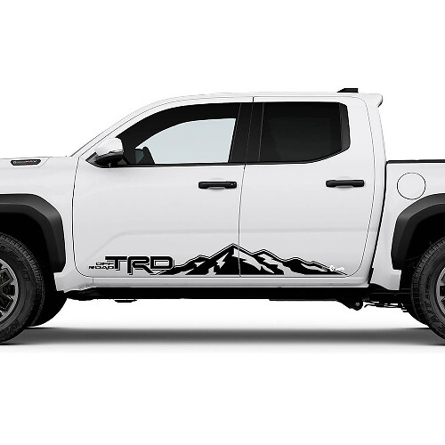 TRD Off Road Side Mountains Rocker Panneer Stickers Stickers for Toyota Tacoma
 1