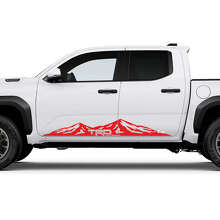 Décalcomanies Autocollants de Bas de Caisse TRD Off Road Side Mountains 2 pour Toyota Tacoma 3