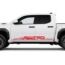 Trd Off Road Us Side Mountains Rocker Panneer Stickers Stickers for Toyota Tacoma 2
 3