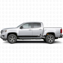 Bandes vinyles à couches pour portes et bas de caisse Chevrolet Colorado 2e génération 2015-2022_2