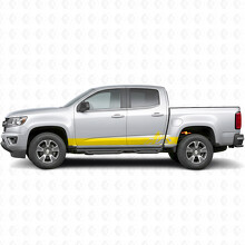 Bandes vinyles à couches pour portes et bas de caisse Chevrolet Colorado 2e génération 2015-2022_3