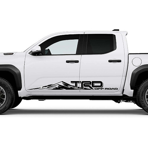Décalcomanies Autocollants TRD Off Road Side Mountains pour Toyota Tacoma 4
