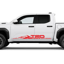 Décalcomanies Autocollants TRD Off Road Side Mountains pour Toyota Tacoma 4
 3