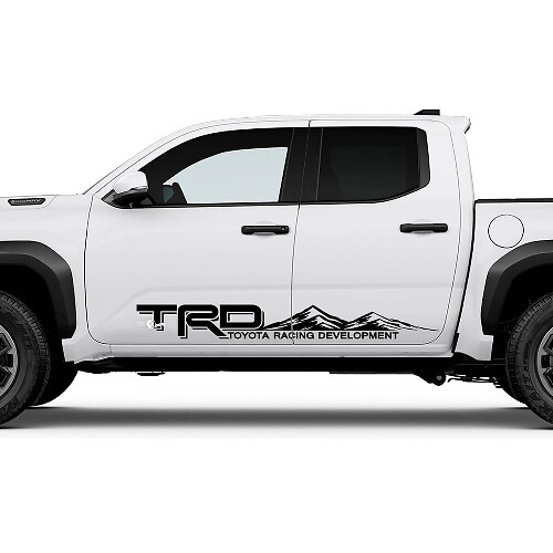 TRD OFF Side Mountains Rocker Panneer Stickers Stickers for Toyota Tacoma 5
