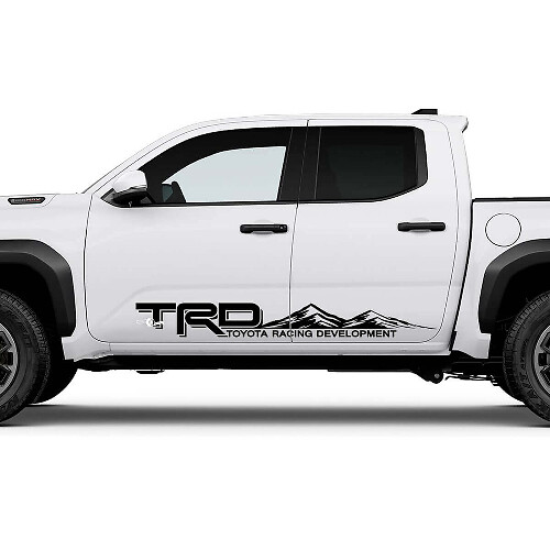 TRD OFF Side Mountains Rocker Panneer Stickers Stickers for Toyota Tacoma 5
