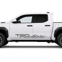 Lettrage TRD Off Road Mountains Autocollants de panneau latéral pour Toyota Tacoma 2