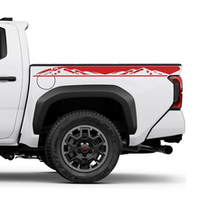 Stickers de camions de chevet des montagnes pour Toyota Tacoma 4e génération
 3