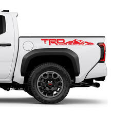 Décalcomanies autocollantes TRD Off Road Mountains pour les côtés de lit de camion Toyota Tacoma
 3