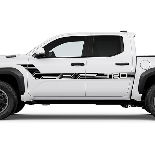 TRD HORS ROAD DOORS SIDE SEATDIDE TRUCK Stickers Stickers for Toyota Tacoma 4th Gen
 1