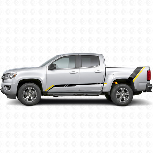 Bandes en vinyle Accent Ascendant pour porte et côté de caisse Chevrolet Colorado 2e Gén 2015-2022
