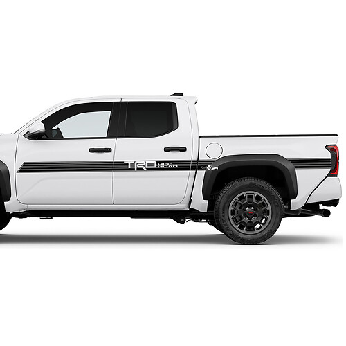 TRD HORS ROAD DOORS SIDE SEMPS STRY TRIP TRICK Stickers Stickers for Toyota Tacoma 4th Gen
 1