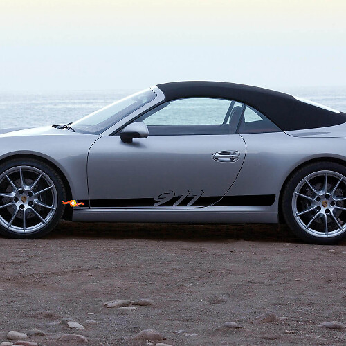 Side 911 Doors Stripes Kit Sticker Sticker pour Porsche 911
