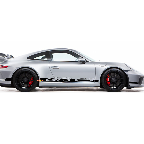 Side 911 GT3 CS DOORS Stripes Kit Sticker Sticker pour Porsche 911 GT3
 1