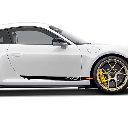 Side 911 GT3 Stripes Stripes Kit Sticker Sticker pour Porsche 911 GT3
