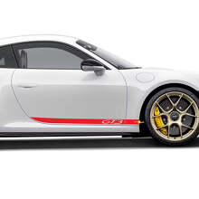Side 911 GT3 Stripes Stripes Kit Sticker Sticker pour Porsche 911 GT3
 3