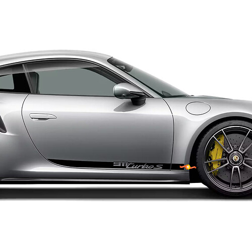 Side 911 Dakar Doors Stripes Kit Sticker Sticker pour Porsche 911 Dakar
 1