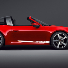 Side 911 Targa 4S Doors Stripes Kit Sticker Sticker pour Porsche 911 Targa 4S
 2