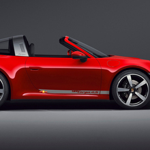 Side 911 Targa 4S Doors Stripes Kit Sticker Sticker pour Porsche 911 Targa 4S
 3
