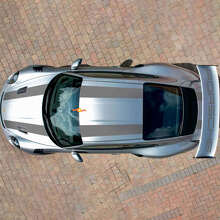 Kit d’autocollants en vinyle de bandes de course pour le dessus et le spoiler pour Porsche 911 GT3 RS Cup_2