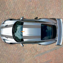 Stripes 911 GT3 RS Cup Hood Roof Wing Kit Sticker Sticker pour Porsche 911 GT3 RS Cup
 2
