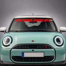 Éclat de parcoscillame à rayures en vinyle Autocollant pour Mini Cooper
 2