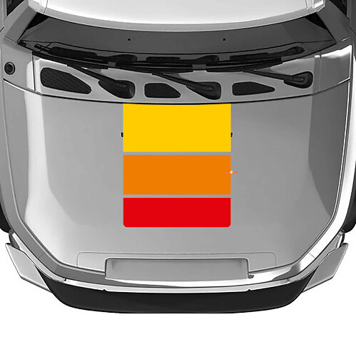 Kit de décalcomanies en vinyle à rayures style héritage pour capot et côtés pour Toyota FJ Cruiser