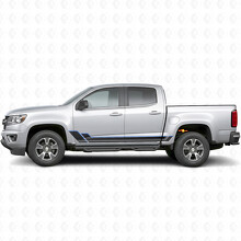 Bandes vinyle angulaires pour contour de porte et panneau de bas de caisse pour Chevrolet Colorado 2e génération 2015-2022_3