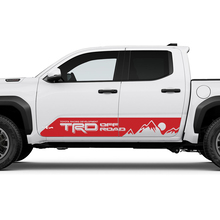 TRD OFF ROAD côté montagnes Sun Rocker Panneer Stickers Stickers for Toyota Tacoma
 3