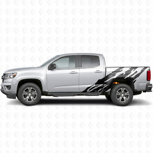 Bandes en vinyle dentelées pour porte et flanc de caisse pour Chevrolet Colorado 2e génération 2015-2022_2