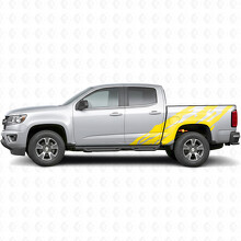 Bandes en vinyle dentelées pour porte et flanc de caisse pour Chevrolet Colorado 2e génération 2015-2022_3