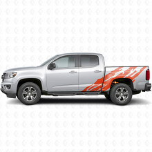 Bandes en vinyle dentelées pour porte et flanc de caisse pour Chevrolet Colorado 2e génération 2015-2022_4