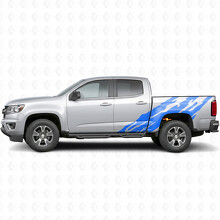 Bandes en vinyle dentelées pour porte et flanc de caisse pour Chevrolet Colorado 2e génération 2015-2022_5