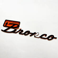 Badge d'aile 3D Outer Banks emblème de hayon pour musclecar horse_3