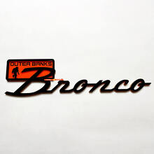 Badge d'aile 3D Outer Banks emblème de hayon pour musclecar horse_5