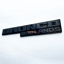 Badges Fender Tailgate Emblem 3d Badge noir vs gris pour Bronco Badlands
 8