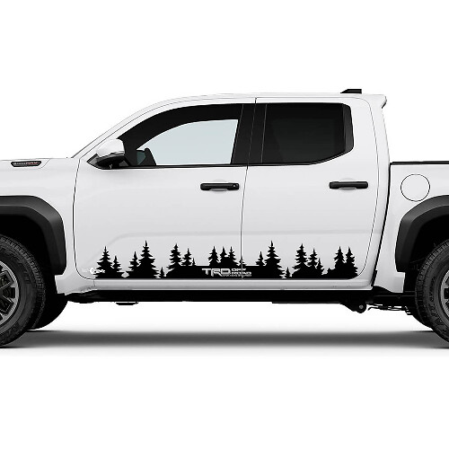 Montagnes Arbres Portes latérales Panneaux Stickers pour Toyota Tundra
