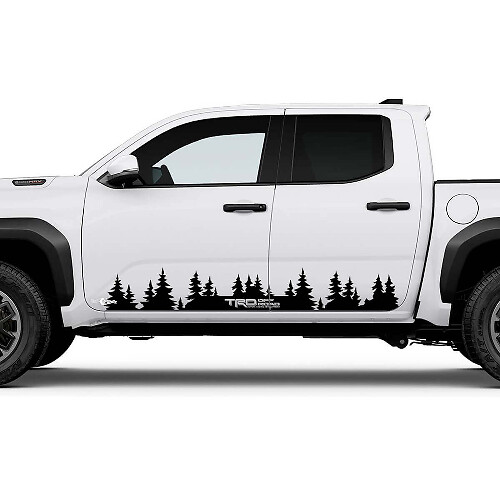 Montagnes Arbres Portes latérales Panneaux Stickers pour Toyota Tundra
