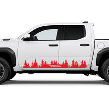 Montagnes Arbres Portes latérales Panneaux Stickers pour Toyota Tundra
 3