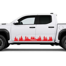 Montagnes Arbres Portes latérales Panneaux Stickers pour Toyota Tundra
 3