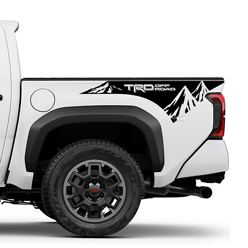 TRD OFF ROAD MOUNTAINS SECTRIDE CHIRD TRUCK Stickers Stickers for Toyota Tundra
