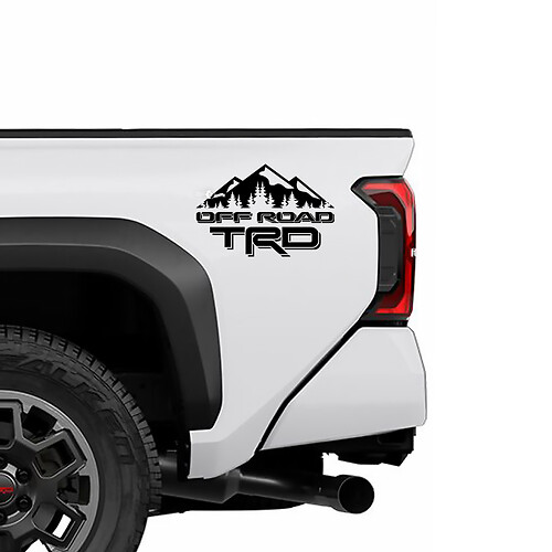 TRD OFF ROAD MOUNTAINS SECTRIDE CHIRD TRUCK Stickers Stickers for Toyota Tundra

