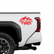 Autocollants vinyle TRD Off Road Mountain pour panneau latéral de camionnettes Toyota_3