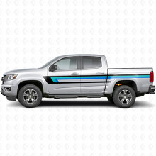 Bandes en vinyle rétro supérieures de la ceinture de porte et de la caisse pour Chevrolet Colorado 2e génération 2015-2022_2