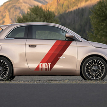 Strip de la porte Stripe Decal Side Graphics Stripes pour Fiat 500
 3
