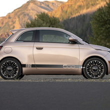 Rocker Panneer Stripe Decal Side Graphics Stripes pour Fiat 500 3
 2