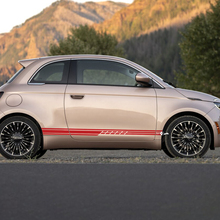 Rocker Panneer Stripe Decal Side Graphics Stripes pour Fiat 500 4
 3