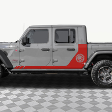 Étoiles militaires US Flag portes arrière arrière autocollants en vinyle autocollant ajuster Jeep Gladiator
 2