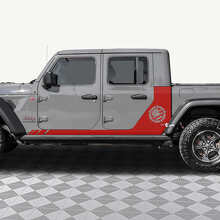 Autocollant en vinyle drapeau US Military Star arrière pour Jeep Gladiator 2