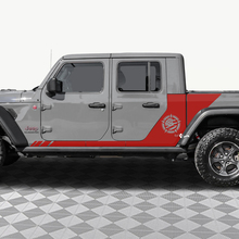 Étoiles militaires US Flag portes arrière arrière Sticker Sticker Sticker Fit Jeep Gladiator 2
 2